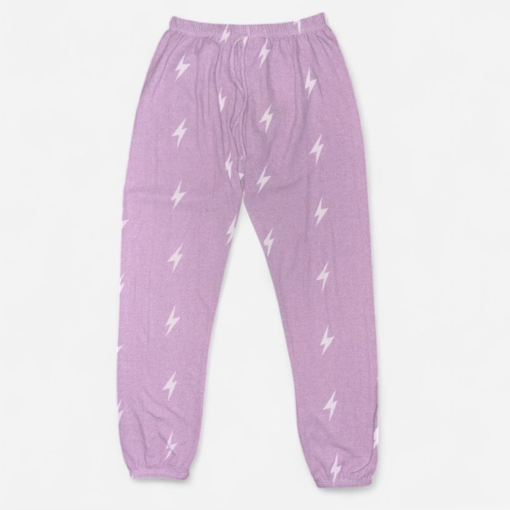 Women’s Purple Lightning Bolt PJ Pants